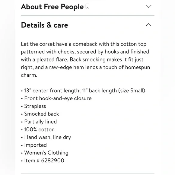 Free People Lights Out Corset Top - Picture 17 of 17